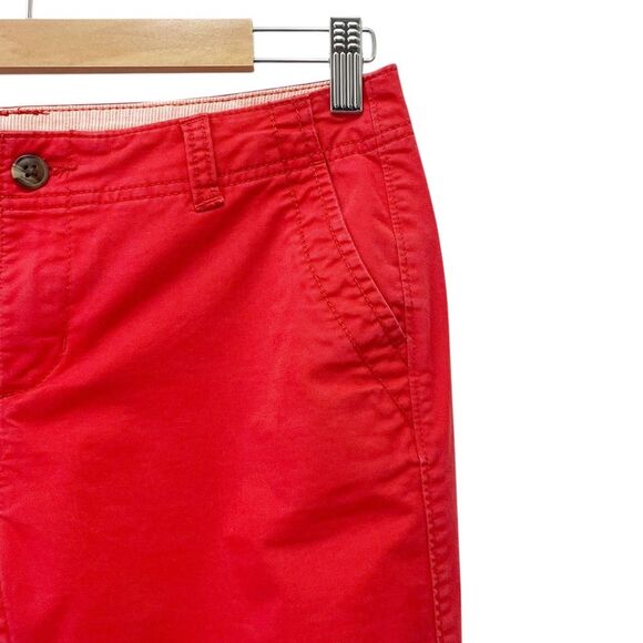 The North Face Women’s Red Bermuda Shorts Size 4 Regular Cotton Blend Casual - Picture 5 of 9